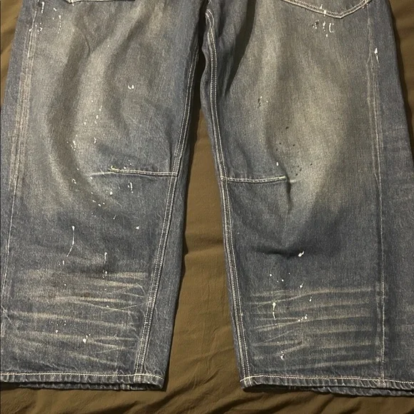 We The Free Moxie Dark Blue Wide Leg Jeans - Picture 8 of 13